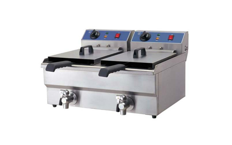 Double deep fryer