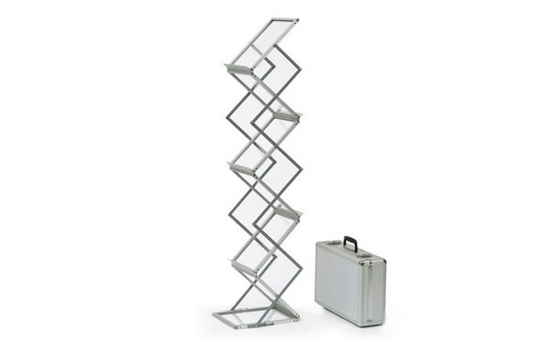 Folding brochure stand