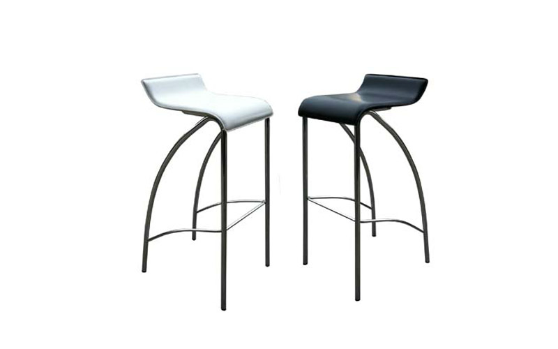 Leather Black Stools